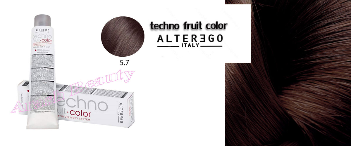 رنگ مو تکنو بلوطی قهوه‌ای روشن ۵.۷