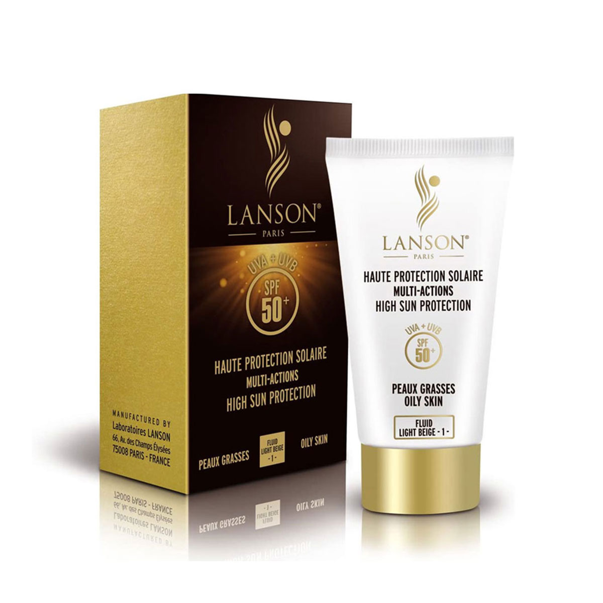 ضد آفتاب لانسون فاقد چربی Lanson Light Beig 1