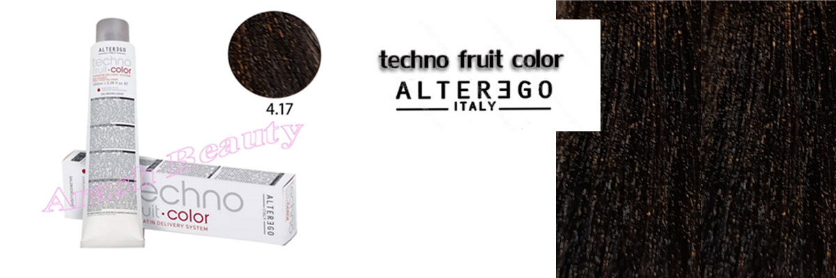 رنگ مو تکنو آلترگو 4.17 دودی قهوه ای بلوطی