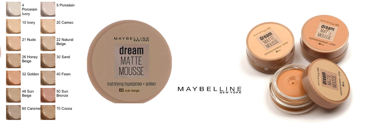 کرم موس میبلین دریم مت شماره 48 MAYBELLINE