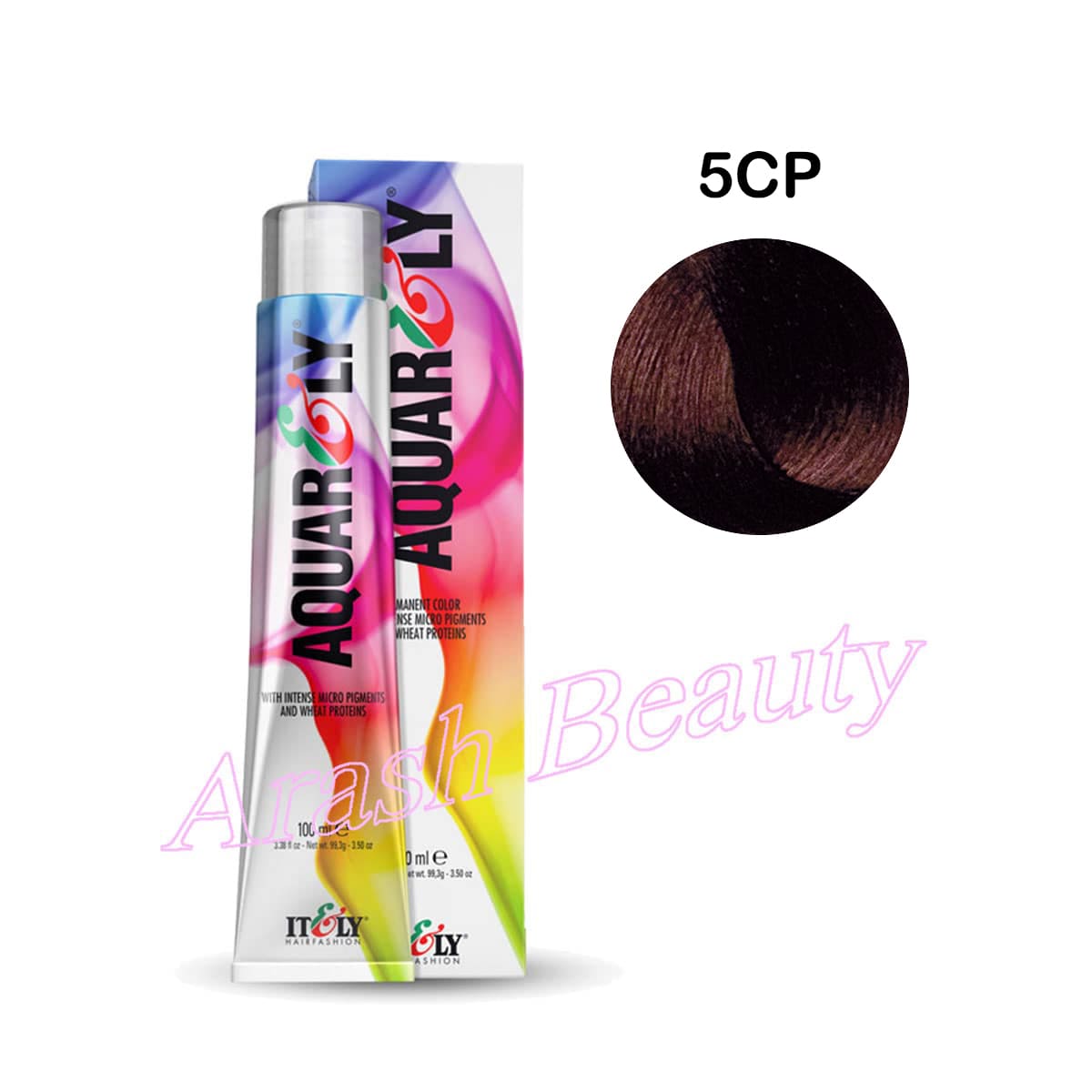 رنگ مو آکوارلی 5CP قهوه ای فلفلی شکلاتی Aquarely